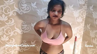gorgeous young indian girl in shower masturbation